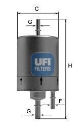 Топливный фильтр UFI 31.919.00