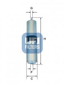 Топливный фильтр UFI 3192601