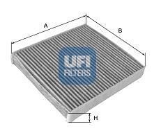 Фильтр салона с активированным углем UFI 54.134.00