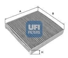 Фильтр салона с активированным углем UFI 54.142.00 (фото 1)