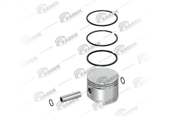 Поршень компресора з кільцями Ø75,00mm (STD) Wabco 4111416232 9111455000 9111455600 Vaden 7000753100 (фото 1)