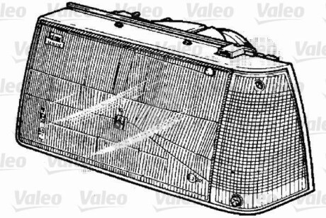 Фара основная левая Valeo 063126