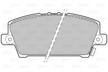 Тормозные колодки дисковые, комплект Valeo 301803