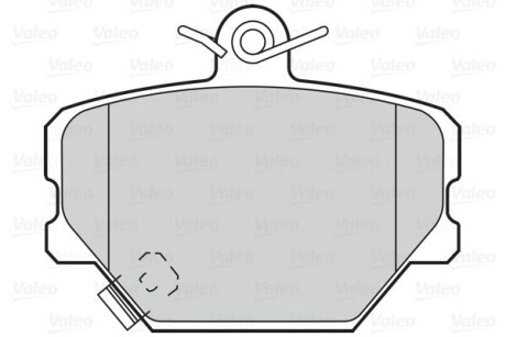 Тормозные колодки дисковые, комплект Valeo 302015