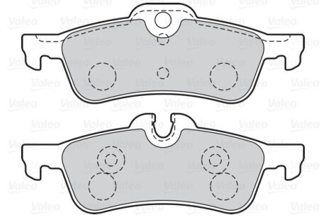 Тормозные колодки дисковые задние, комплект Valeo 302040