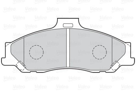 Тормозные колодки дисковые, комплект Valeo 302060