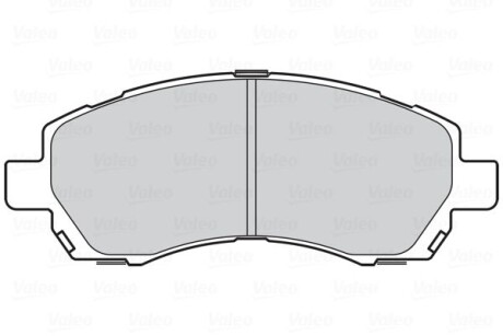 Тормозные колодки дисковые, комплект Valeo 302082
