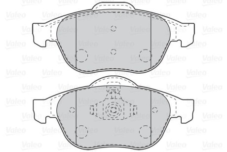 Тормозные колодки дисковые передние, комплект Valeo 302096