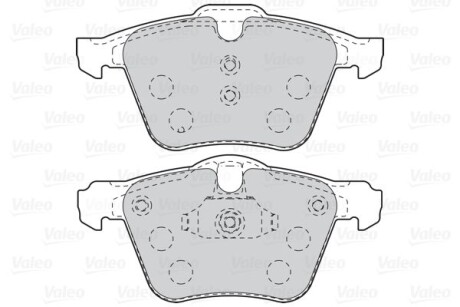 Тормозные колодки дисковые, комплект Valeo 302106