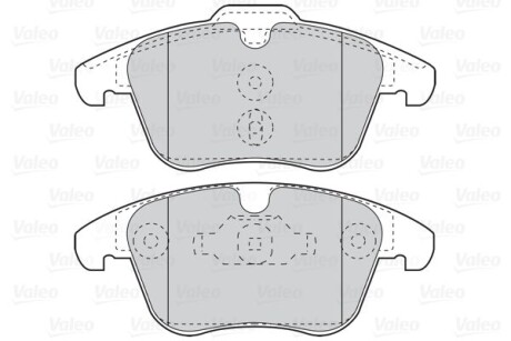Тормозные колодки дисковые, комплект Valeo 302124
