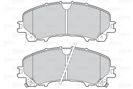 Тормозные колодки дисковые, комплект Valeo 302167