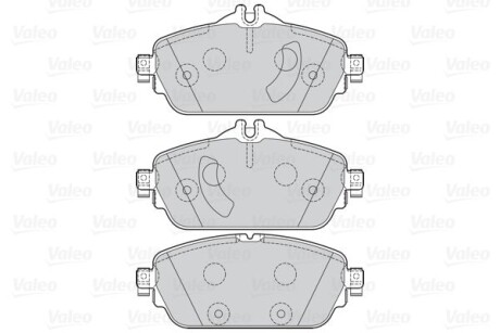 Тормозные колодки дисковые, комплект Valeo 302211