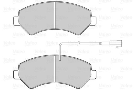 Тормозные колодки дисковые, комплект Valeo 302264