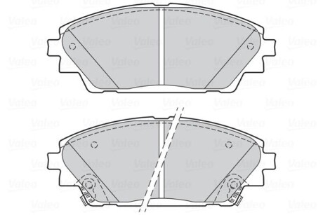 Тормозные колодки дисковые передние, комплект Valeo 302285