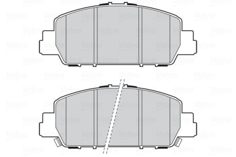 Тормозные колодки дисковые передние, комплект Valeo 302315