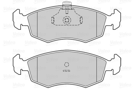 Тормозные колодки дисковые, комплект Valeo 302329