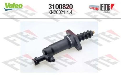 Цилиндр сцепления, рабочий Valeo 3100820