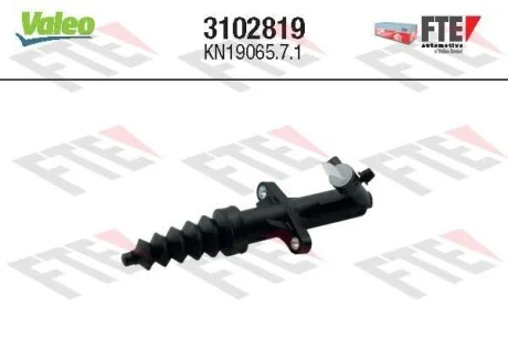 Цилиндр сцепления, рабочий Valeo 3102819