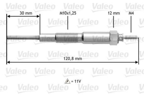 Свеча накаливания Valeo 345173