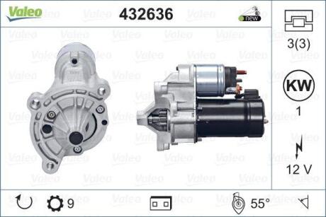 Стартер Valeo 432636