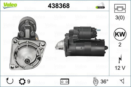 Стартер Valeo 438368