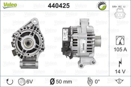 Генератор Valeo 440425