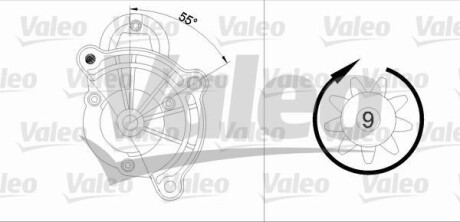 Стартер Valeo 455748