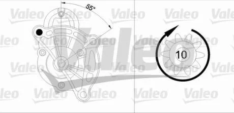 Стартер Valeo 455955 (фото 1)