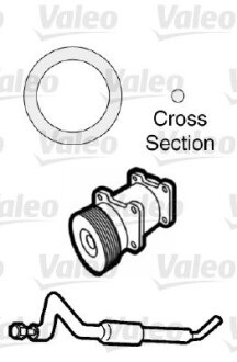 Монтажный комплект кондиционера Valeo 509739