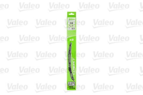 Комплект щеток стеклоочистителя каркасных Compact 380/380 Valeo 576002