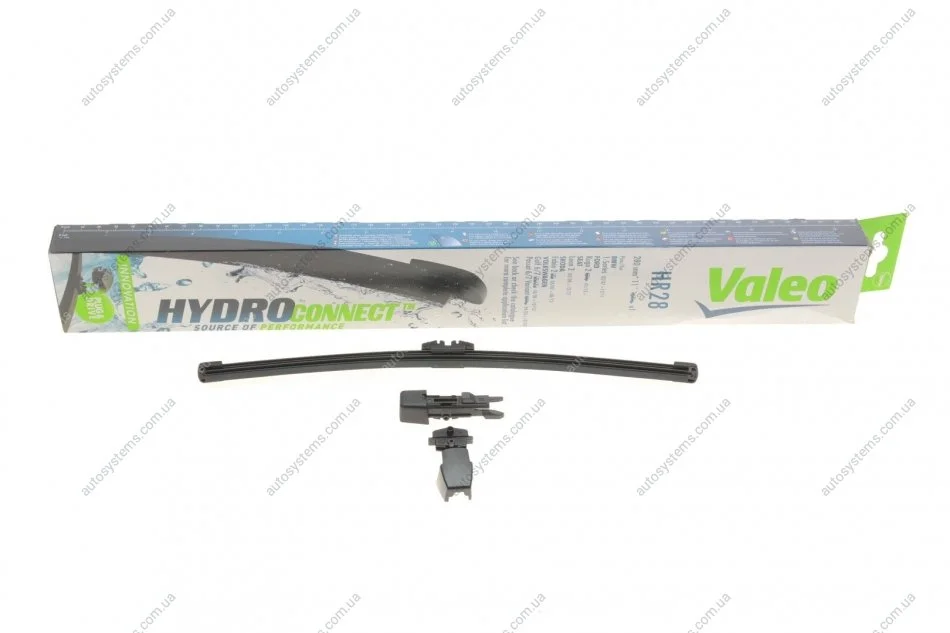 Щітка склоочисника (задня) (280mm) MB GLA-Class (X156)/Seat Leon/Skoda Fabia/BMW 1 (E87) 03- Valeo 578561 (фото 1)