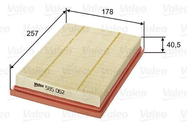 Воздушный фильтр Valeo 585062 (фото 1)