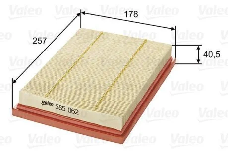 Воздушный фильтр Valeo 585062