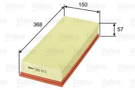 Воздушный фильтр Valeo 585073