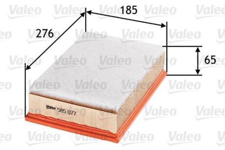 Воздушный фильтр Valeo 585077