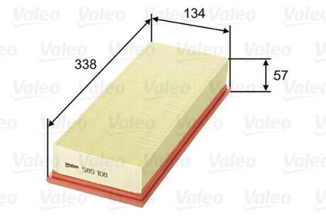 Воздушный фильтр Valeo 585108