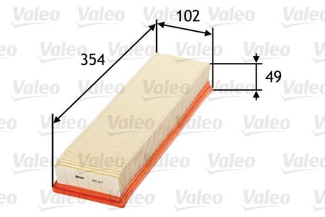 Воздушный фильтр Valeo 585114