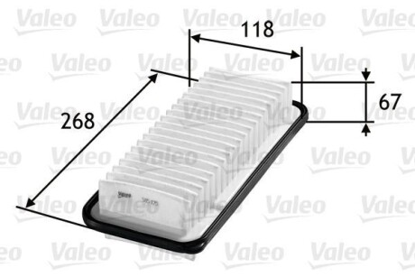 Воздушный фильтр Valeo 585125