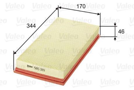 Воздушный фильтр Valeo 585189