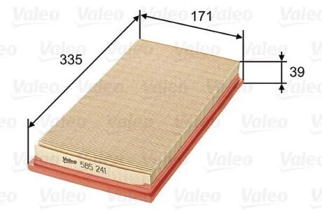 Воздушный фильтр Valeo 585241