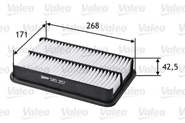 Воздушный фильтр Valeo 585257 (фото 1)