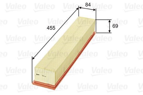 Воздушный фильтр Valeo 585312