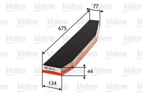 Воздушный фильтр Valeo 585313