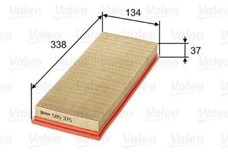 Воздушный фильтр Valeo 585375