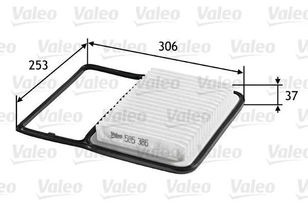 Воздушный фильтр Valeo 585386 (фото 1)