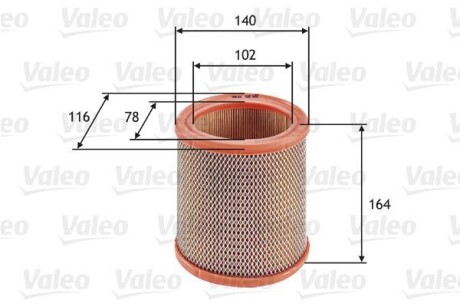 Воздушный фильтр Valeo 585602