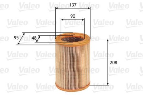 Воздушный фильтр Valeo 585608