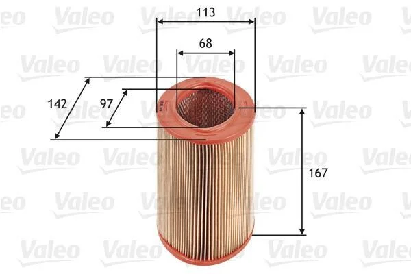 Воздушный фильтр Valeo 585623 (фото 1)