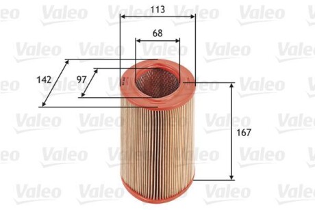 Воздушный фильтр Valeo 585623