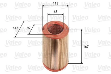 Воздушный фильтр Valeo 585623